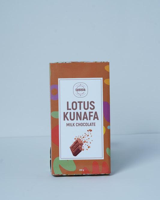 QISSA PREMIUM LOTUS KUNAFA BAR 230g