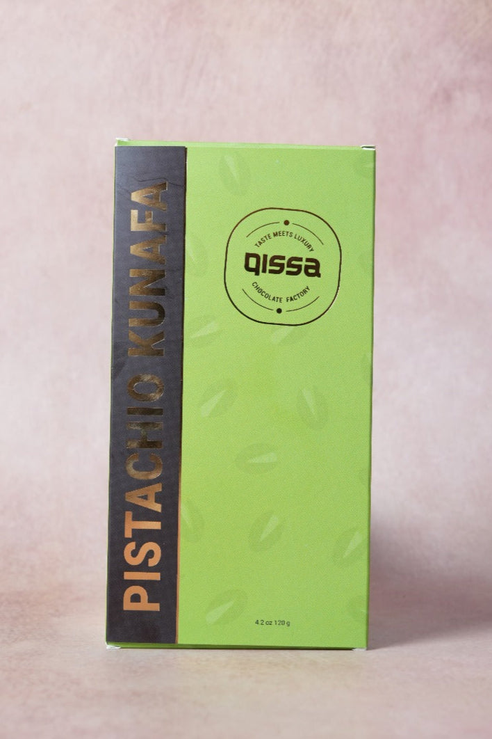 QISSA PREMIUM BELGIUM PISTACHIO KUNAFA BAR 80g